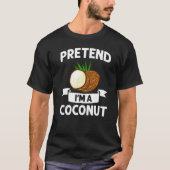 T-shirt Lait de coco Huile d'eau Crème Arbre Fruit Palm Bu (Devant)