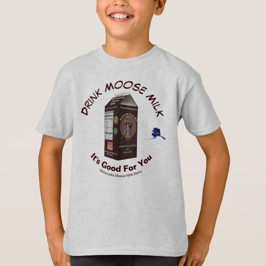 T-shirt Lait d'orignal Matanuska (Devant)