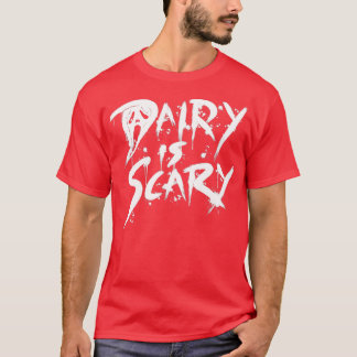 T-shirt Lait est effrayant Lait Plante Vegan