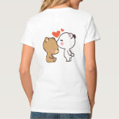 T-shirt lait et mocha (Dos)