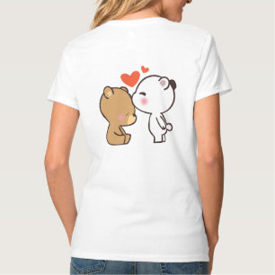 T-shirt lait et mocha