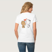 T-shirt lait et mocha (Dos entier)