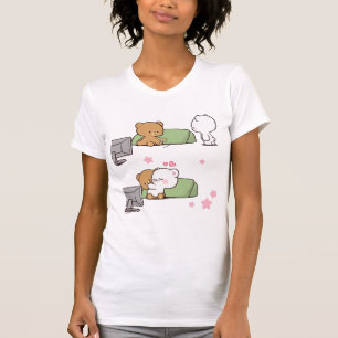 T-shirt lait et mocha