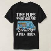 T-shirt Lait Funny Milk Camion 5 (Design devant)