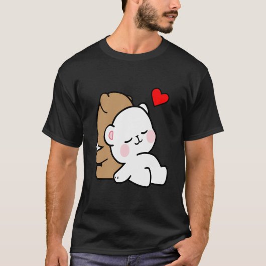 T-shirt Lait mignon Mocha Histoire du coucher toujours bai (Devant)