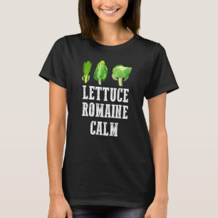 T-shirt Laitue Romaine Calme Jardinage Amour Et Gentille