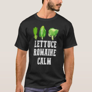 T-shirt Laitue Romaine Calme Jardinage Amour Et Gentille