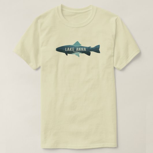 T-shirt Lake Anna Virginia Fish (Design devant)