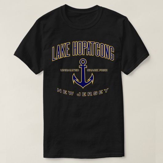 T-shirt Lake Hopatcong NJ (Design devant)