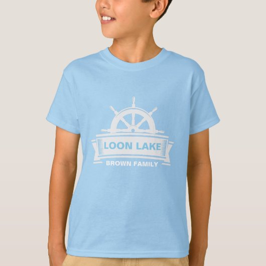 T-shirt Lake House volant Nom de famille (Devant)