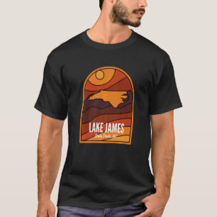 T-shirt Lake James State Park Nc Retro