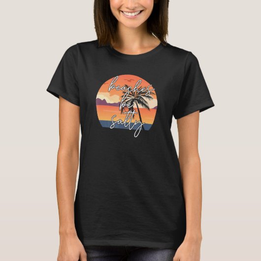 T-shirt LAKE LIFE parce que les plages sont salées Boating (Devant)