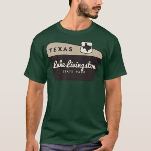 T-shirt Lake Livingston State Park Texas Affiche de bienve