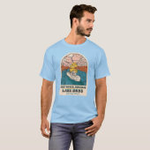 T-shirt Lake Martin Boat Waves Sun Rays Lake Days Custom (Devant entier)