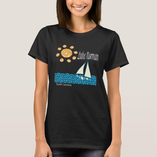 T-shirt Lake Norman North Carolina (Devant)
