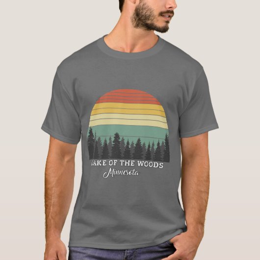 T-shirt Lake of the Woods Minnesota (Devant)