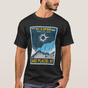 T-shirt Lake Placid New York Total Solar Eclipse 2024