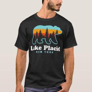 T-shirt Lake Placid NY Adirondacks Bear Adirondack Randonn