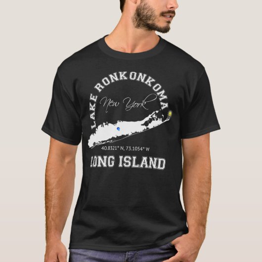 T-shirt Lake Ronkonkoma Long Island New York Varsity (Devant)