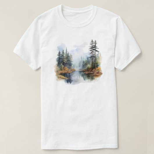 T-Shirt Lake Scene (Design devant)