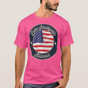 T-shirt Lake Shelbyville - T-S souvenir patriotique de l'I
