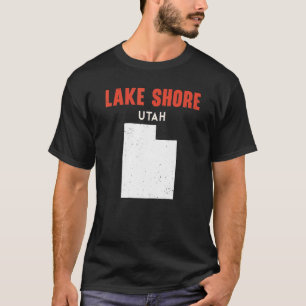 T-shirt Lake Shore Utah USA State America Travel Utahan