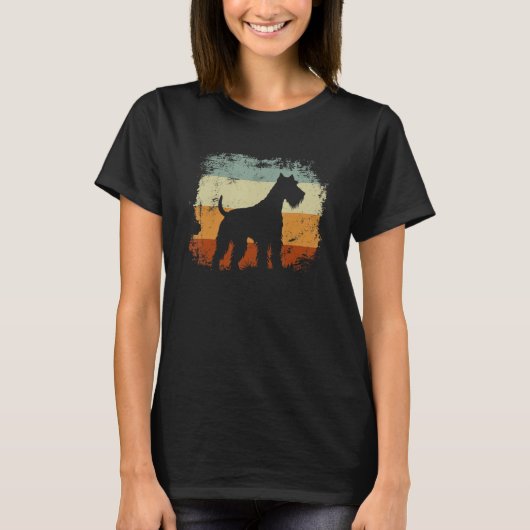 T-shirt Lakeland Terrier Dog Retro Style (Devant)