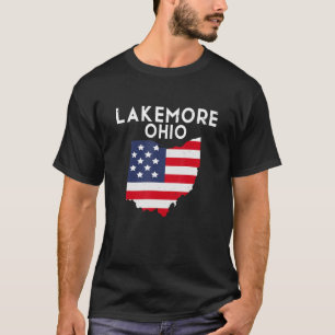 T-shirt Lakemore Ohio USA State America Travel Ohioan