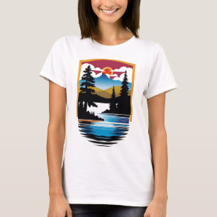 T-shirt Lakeside Retreat - Nature paisible