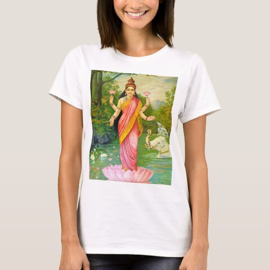 T-shirt Lakshmi Hindu Goddess (Devant)