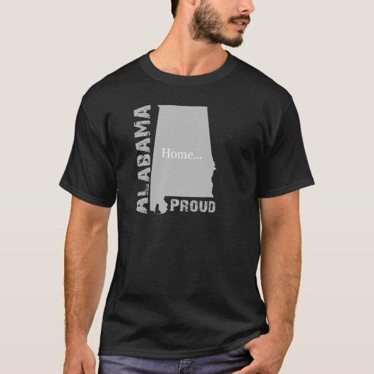 T-shirt L'Alabama fier (Devant)