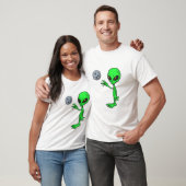 T-shirt l'alien de bowling (Unisexe)