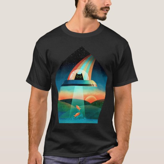 T-shirt L'alien parfait drôle (Devant)