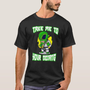 T-shirt L'Alien Wi-Fi Taekwondo Sci M'Emmène Chez Votre Ch