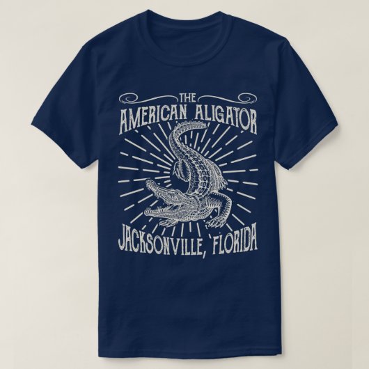 T-shirt L'Aligator Américain Jacksonville Floride (Design devant)
