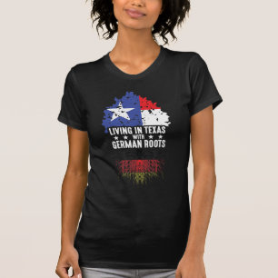 T-shirt L'Allemagne, ancêtre de l'État du Texas, drapeau d