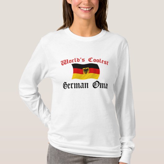 T-shirt L'Allemand le plus frais Oma (Devant)