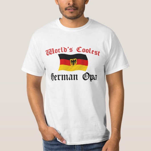 T-shirt L'Allemand le plus frais Opa (Devant)
