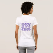 T-shirt L'alphabet (Dos entier)