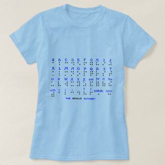 T-shirt L'alphabet braille