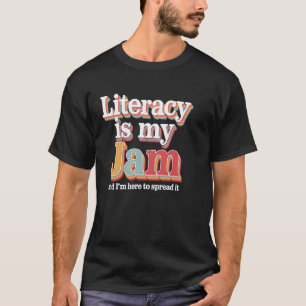 T-shirt L'alphabétisation est mon truc professeur drôle de