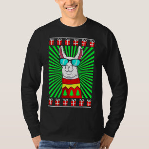 T-shirt Lama Alpaca Noël laid Noël