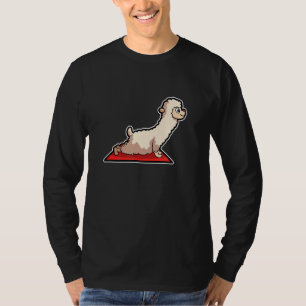 T-shirt Lama Alpaca Yoga Poses Sport Gymnastique Ohmmm Ent
