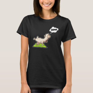 T-shirt Lama Alpaca Yoga Poses Sport Gymnastique Ohmmm Ent