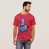 T-shirt Lama Battle Royale Character vintage (Devant entier)
