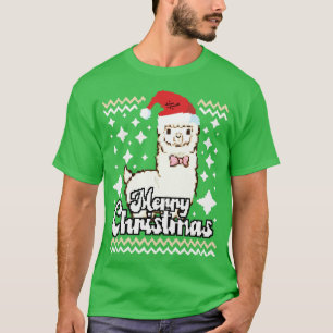 T-shirt Lama Christmas