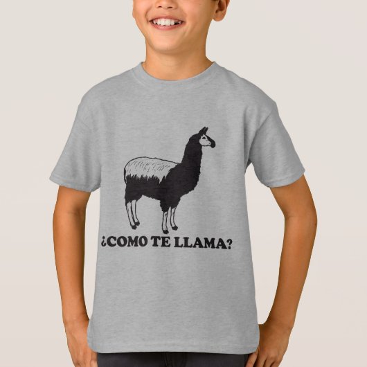 T-shirt Lama de Como Te (Devant)