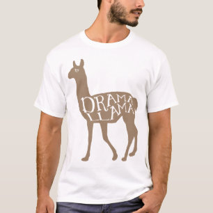 T-shirt Lama de drame
