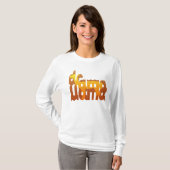 T-shirt Lama de drame (Devant entier)