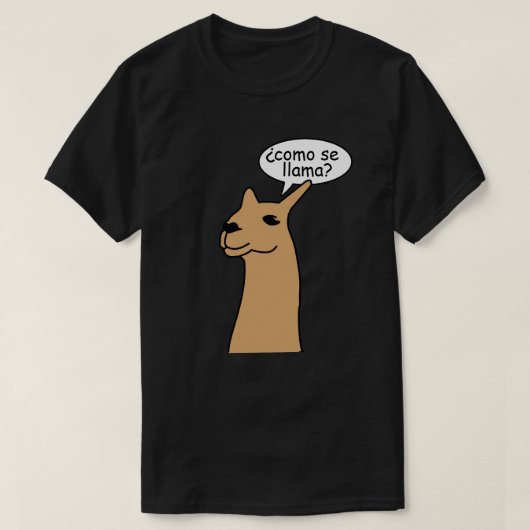 T-shirt Lama de Se de Como (Design devant)